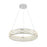 Elegance Integrated Led Chandelier 24", Chrome With Crystal Glassware | AC6921PN