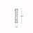 Elegance Integrated Led Wall Sconce, Chrome With Crystal Glassware | AC6927PN