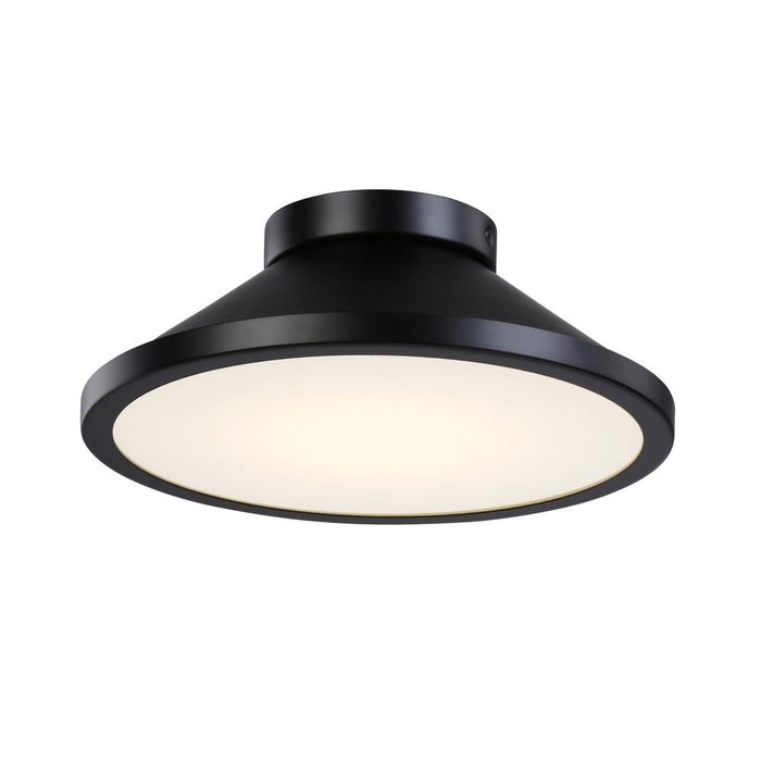 Artcraft Lucida Collection Integrated LED Flush Mount, Black