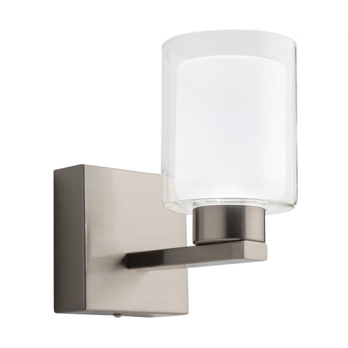 Artcraft Saville Collection 1-Light Bathroom Sconce Brushed Nickel