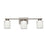 Artcraft Saville Collection 3-Light Bathroom Vanity Fixture Brushed Nickel