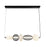 Ace Integrated Led Island Light, Black With White Opal Glassware | AC7462BK