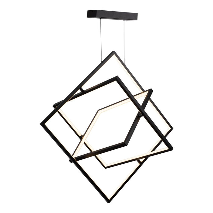 Artcraft Graymar Collection Integrated LED Chandelier, Black