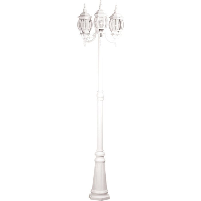 Classico 3-light Outdoor Lantern And Post | AC8099WH