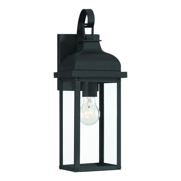 Madrid 1 Light Outdoor Wall Sconce 23.4", Black | AC8181BK