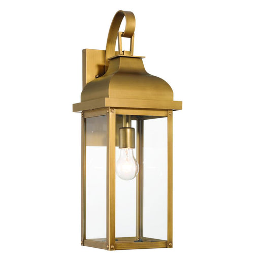 Madrid 1 Light Outdoor Wall Sconce 23.4", Weathered Brass | AC8181WB
