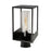 Artcraft Weybridge 1 Light Outdoor Lantern Black | AC8273BK
