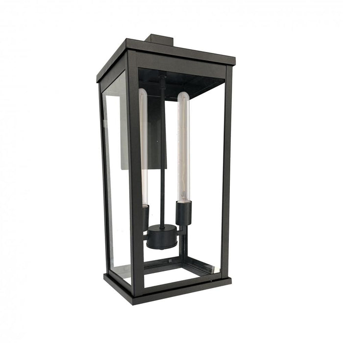 Elmgrove - 2-light Outdoor Wall Light - 10" - Black | AC8882BK