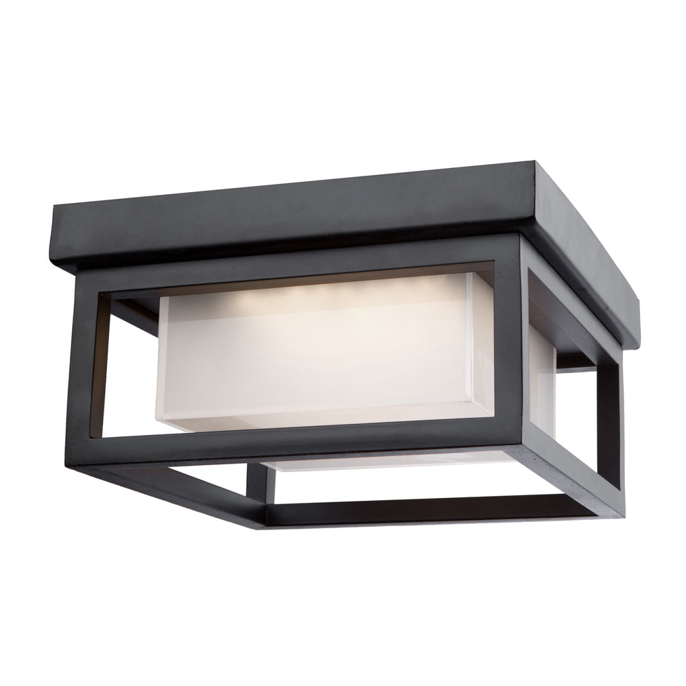 Overbrook 1-light Outdoor Flush Mount | AC9136BK — Litemode