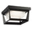Waterbury 12w Led Outdoor Flush Mount Black | AC9186BK