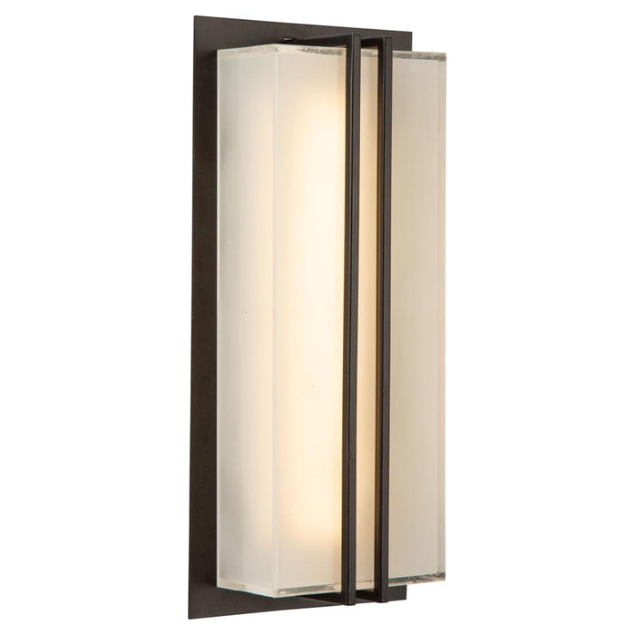 Sausalito 15w Led Outdoor Wall Light Black | AC9190BK