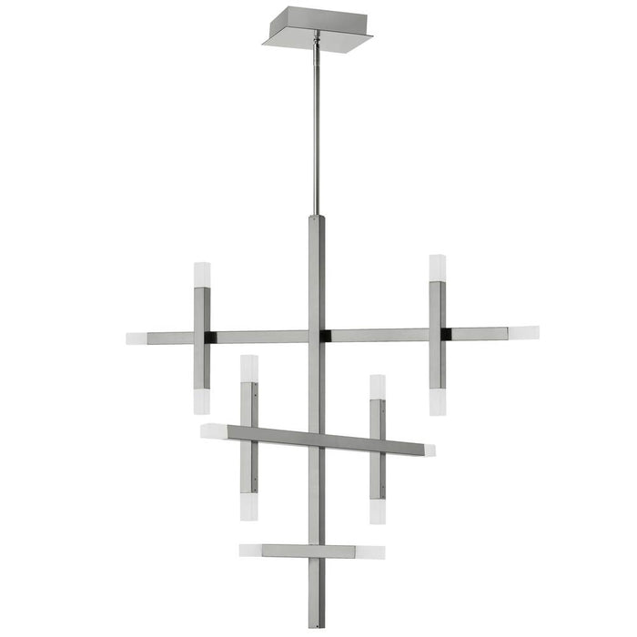 42w Chandelier, Pc W/ Frosted Acrylic Diff | ACS-3656C-PC-FR