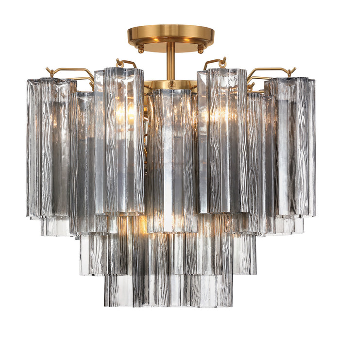 Addis 4 Light Aged Brass Semi Flush Mount | ADD-300-AG-SM_CEILING