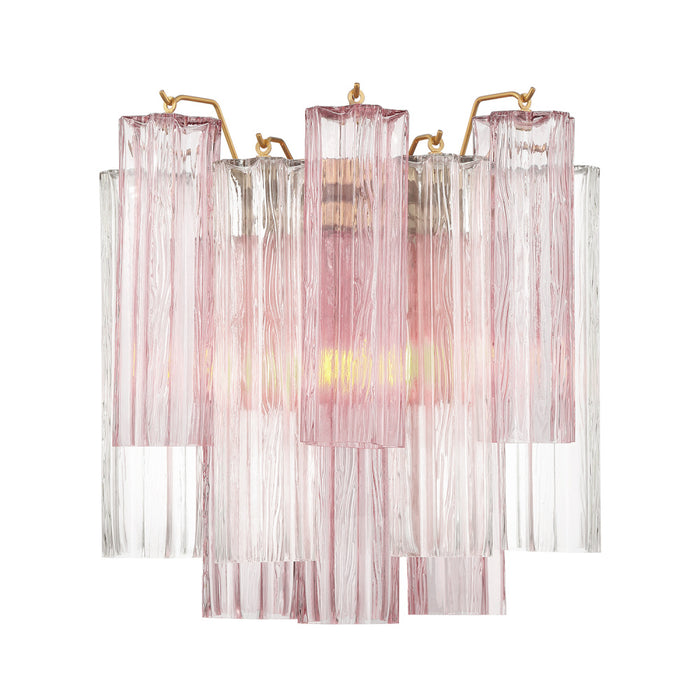 Addis 2 Light Aged Brass Sconce | ADD-303-AG-SP