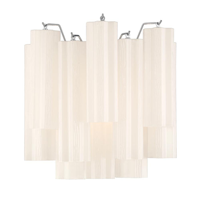 Addis 2 Light Polished Chrome Sconce | ADD-303-CH-WH