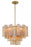 Crystorama Addis 6 Light Aged Brass Chandelier