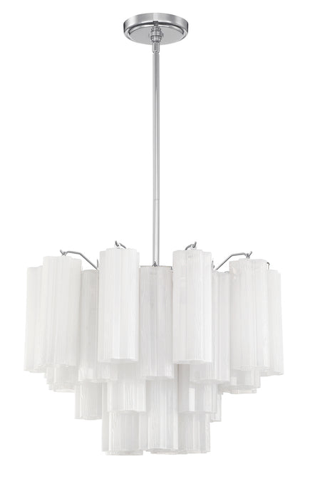 Crystorama Addis 6 Light Polished Chrome Chandelier