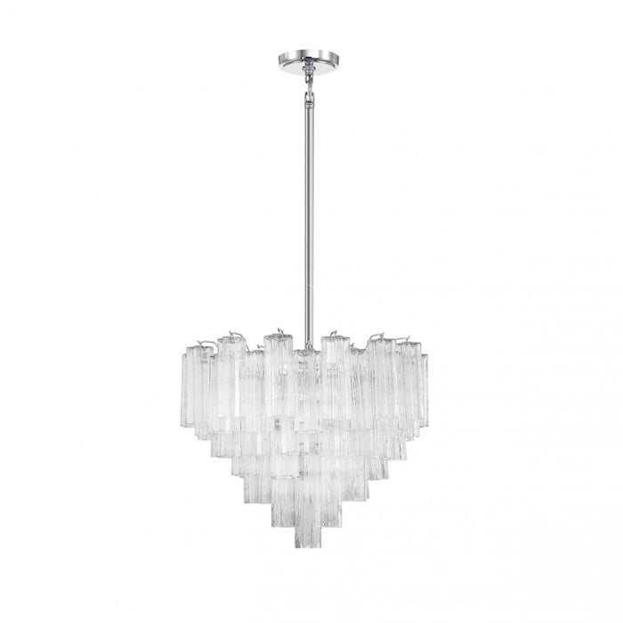 Crystorama Addis 12 Light Polished Chrome Chandelier