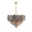 Crystorama Addis 16 Light Aged Brass Chandelier