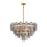 Addis 16 Light Aged Brass Chandelier | ADD-316-AG-SM