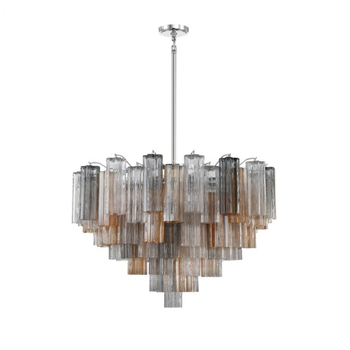 Crystorama Addis 16 Light Polished Chrome Chandelier