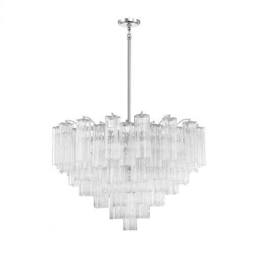 Crystorama Addis 16 Light Polished Chrome Chandelier