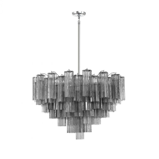 Crystorama Addis 16 Light Polished Chrome Chandelier