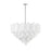 Addis 16 Light Polished Chrome Chandelier | ADD-316-CH-WH