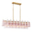 Addis 14 Light Aged Brass Linear Chandelier | ADD-317-AG-SP