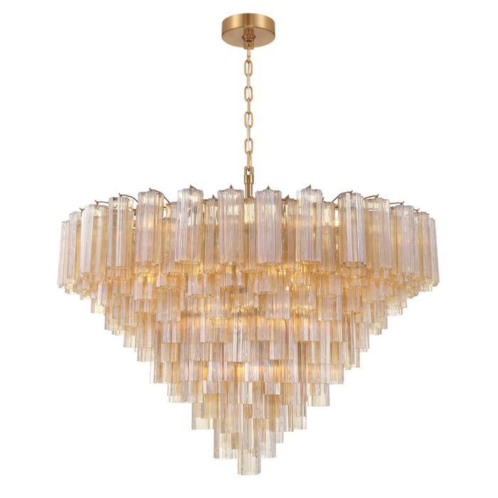 Addis 49'' Aged Brass Chandelier | ADD-327-AG-AM