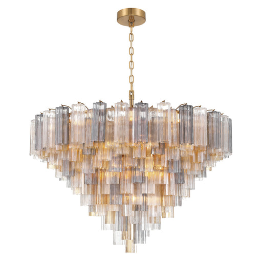 Addis 49'' Aged Brass Chandelier | ADD-327-AG-AU