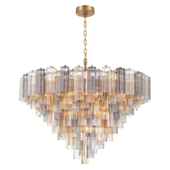 Addis 49'' Aged Brass Chandelier | ADD-327-AG-AU