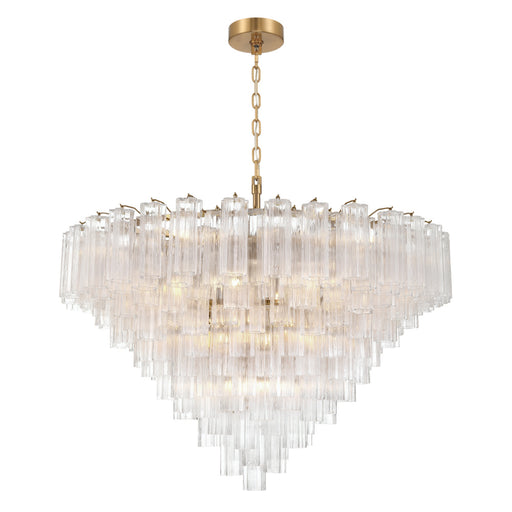Addis 49'' Aged Brass Chandelier | ADD-327-AG-CL