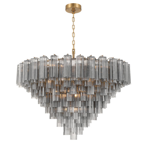 Addis 49'' Aged Brass Chandelier | ADD-327-AG-SM