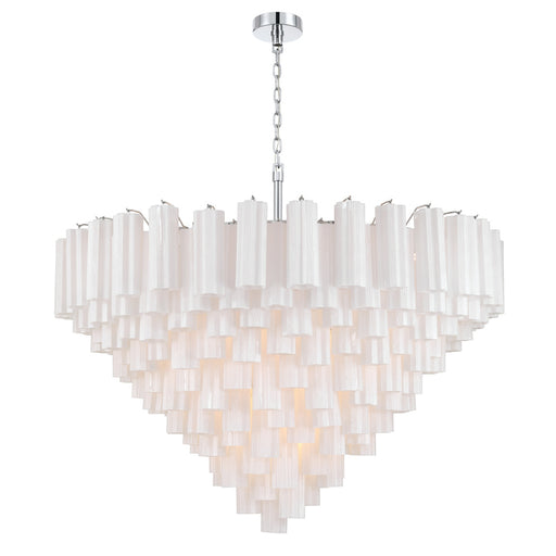 Addis 49'' Polished Chrome Chandelier | ADD-327-CH-WH