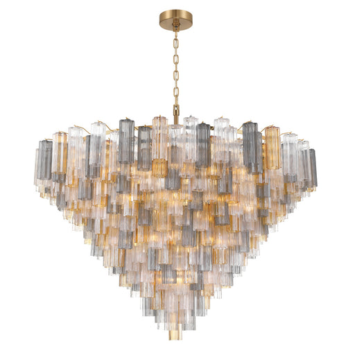Addis 62'' Aged Brass Chandelier | ADD-329-AG-AU