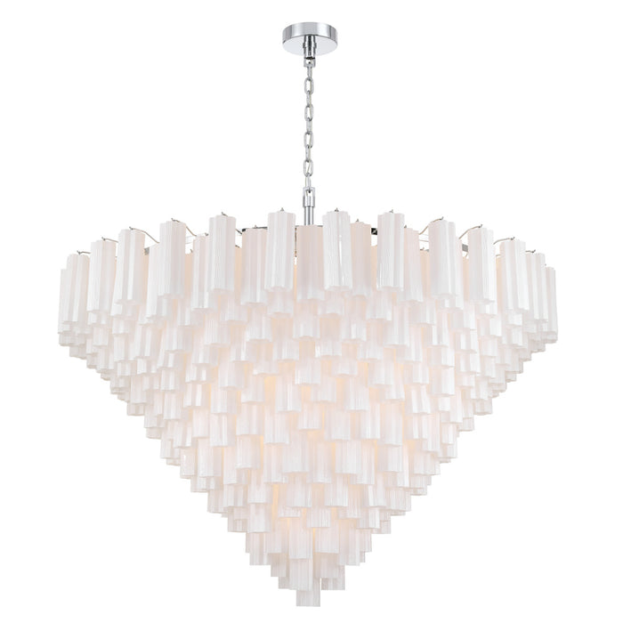 Addis 62'' Polished Chrome Chandelier | ADD-329-CH-WH