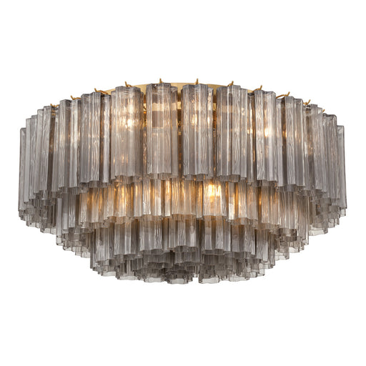 Addis 16 Light Aged Brass Flush Mount | ADD-331-AG-SM