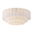Addis 16 Light Aged Brass Flush Mount | ADD-331-AG-WH
