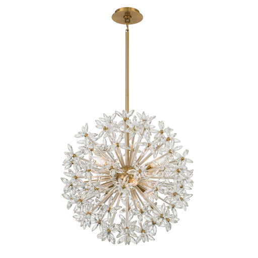 Adley 23.75'' Aged Brass Chandelier | ADL-506-AG-CL