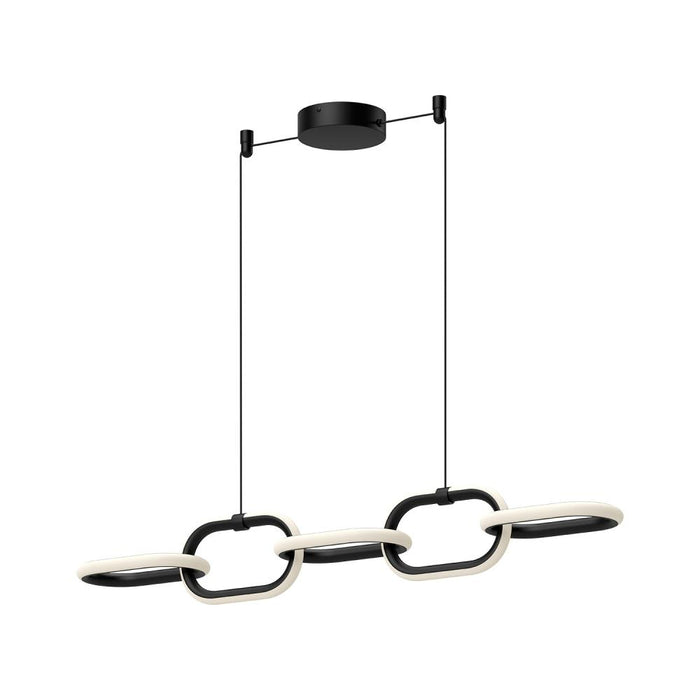 Airen 36-in Black Led Linear Pendant | LP92636-BK