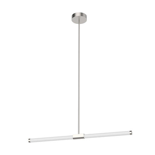 Akari 37-in Brushed Nickel Led Linear Pendant | LP18537-BN-UNV