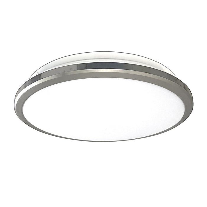 Slim Flush Mount 11" Brushed Nickel -led | AL7411-BN