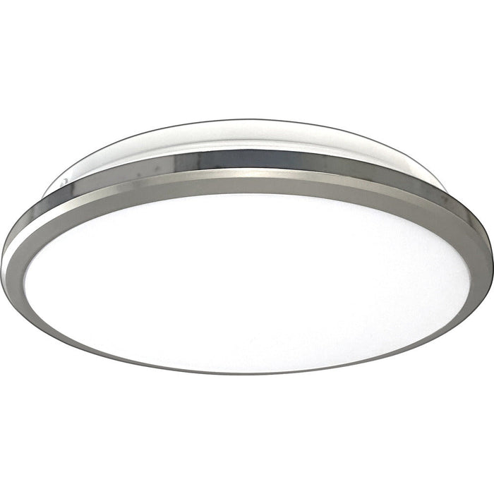 Slim Flush Mount 13" Brushed Nickel -led | AL7413-BN