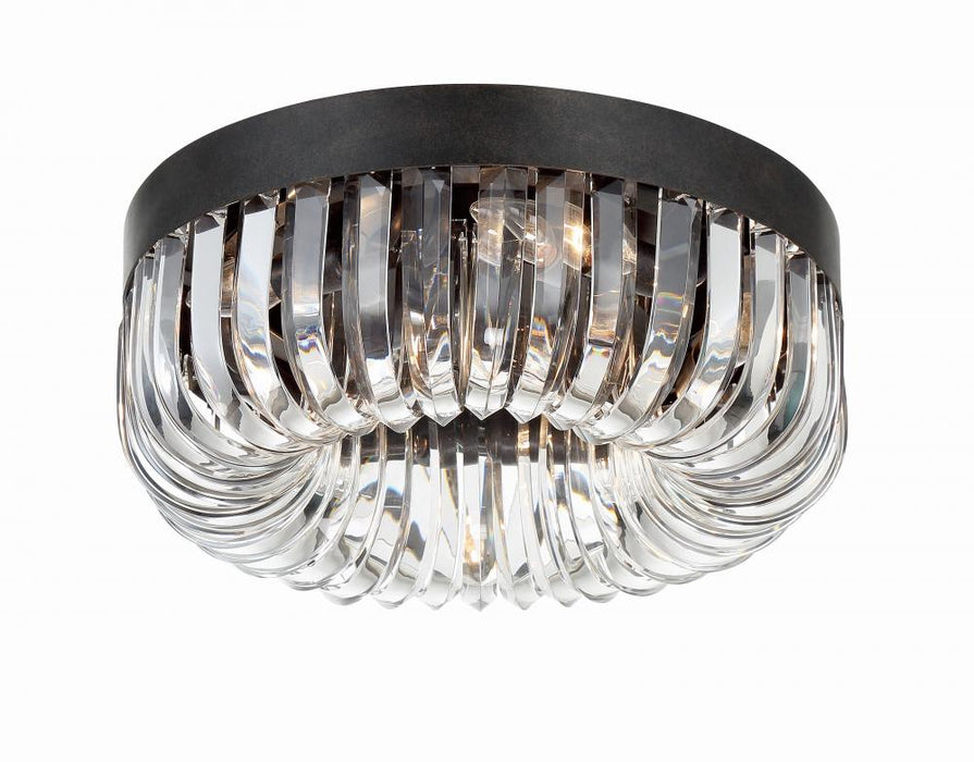 Alister 5 Light Charcoal Bronze Flush Mount | ALI-B2005-CZ