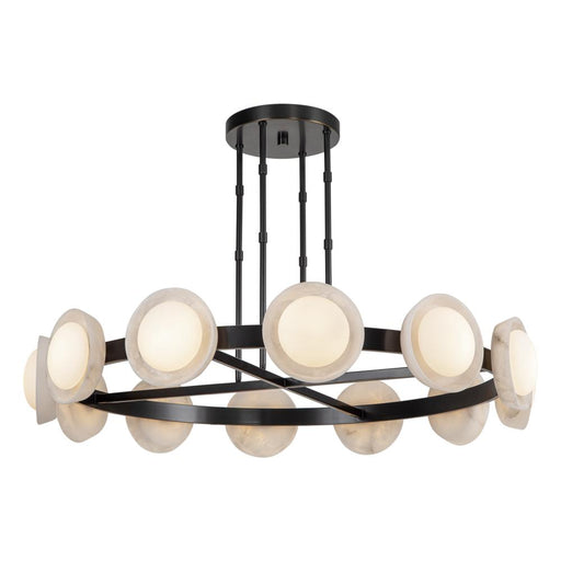 Alonso 50-in Urban Bronze/alabaster Led Chandeliers | CH320050UBAR-UNV