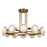 Alora Alonso 50-in Vintage Brass/Alabaster LED Chandeliers