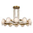 Alonso 50-in Vintage Brass/alabaster Led Chandeliers | CH320050VBAR