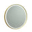 Reflections Collection Round Bathroom Mirror Brushed Brass | AM351