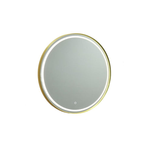 Artcraft Reflections Collection Round Bathroom Mirror Brushed Brass